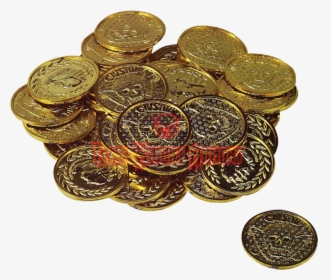 Gold Coin Pirate Coins Piracy - Pirate Coins Png, Transparent Png, Transparent PNG