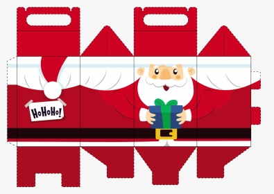 Boite Noel A Imprimer - Christmas Cut Out Box, HD Png Download, Transparent PNG