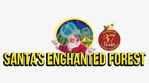 Logo Header Menu - Santa's Enchanted Forest Miami Logo, HD Png Download, Transparent PNG