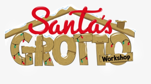 Santas Grotto Sign, HD Png Download, Transparent PNG
