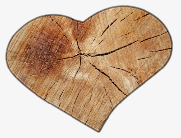 Love Wood Png Free Download - Wooden Heart No Background, Transparent Png, Transparent PNG