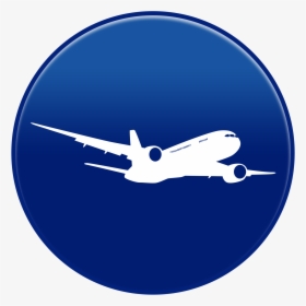 White Airplane On Blue Round Icon - Jetbus Klia2 Putra Heights, HD Png Download, Transparent PNG