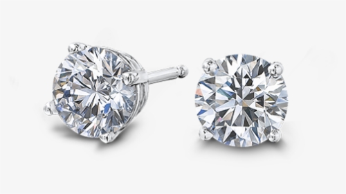 Round Brilliant Cut Diamond Earrings Shimansky - Shimansky Earrings Price, HD Png Download, Transparent PNG
