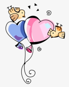 Vector Illustration Of Valentine S Day Sentimental - Cartoon, HD Png Download, Transparent PNG