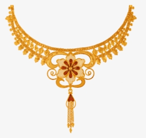 Chandra Jewellers 22kt Yellow Gold Necklace For Women - Pc Chandra Jewellers Necklace With Price, HD Png Download, Transparent PNG