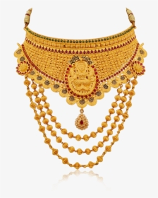 Bridal Grand Gold Necklace - Half Set Gold Jewellery Designs, HD Png Download, Transparent PNG