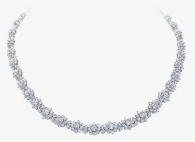 Sunflower By Harry Winston, Small Diamond Necklace - Necklace, HD Png Download, Transparent PNG