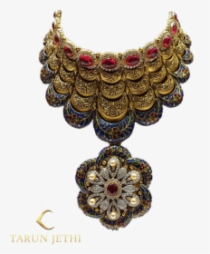 Latest Gold Bracelet Sets Design Collection - Necklace, HD Png Download, Transparent PNG