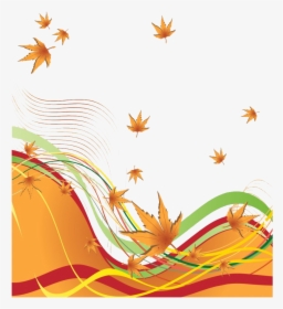 Autumn Border Designs Png Free Download - Clipart Decorative Border Design, Transparent Png, Transparent PNG