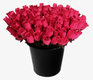 Wooden Rose Floral Display Bucket, HD Png Download, Transparent PNG