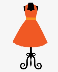 Clipart - Vintage Dress Clipart, HD Png Download, Transparent PNG