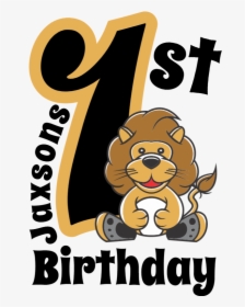 Jaxons First Birthday - First Birthday Jungle T Shirts, HD Png Download, Transparent PNG