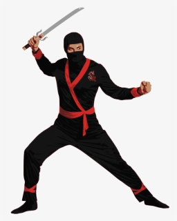 Ninja Png - Ninja Halloween Costume Men, Transparent Png, Transparent PNG
