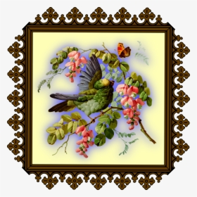Bird And Flowers Clip Arts - Flower, HD Png Download, Transparent PNG