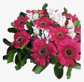#flowers #bucket #red #redwhite #white #redflowers - Bouquet, HD Png Download, Transparent PNG