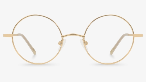 Gold 1920 Round Glasses, HD Png Download, Transparent PNG