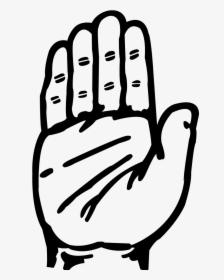 Congress Logo Black And Whaite - Indian National Congress Symbol, HD Png Download, Transparent PNG