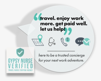Onestaff Medical, Gypsy Nurse Verified Travel Nursing - Travel Out There, HD Png Download, Transparent PNG