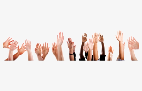 Hands Raised For Questions, HD Png Download, Transparent PNG
