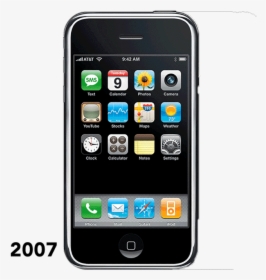 Iphone Through The Years See How Apple S Phone Has - Apple Iphone 2007, HD Png Download, Transparent PNG