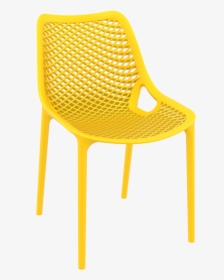 040 Air Yellow Front Sidec1vpda - Plastic Stackable Cafe Chairs, HD Png Download, Transparent PNG
