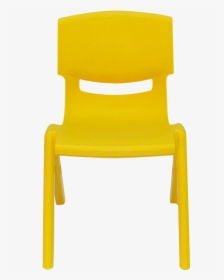 Yellow Plastic Chair, HD Png Download, Transparent PNG