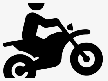 Motorcycle Car Clip Art All-terrain Vehicle Honda Motor - Motocross Icon, HD Png Download, Transparent PNG