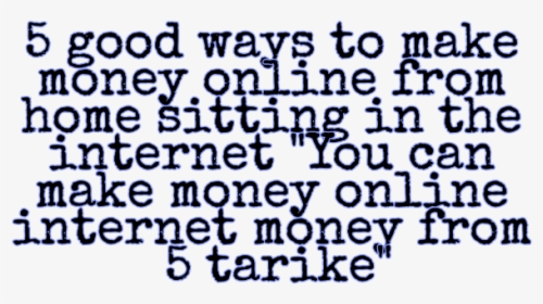 5 Good Ways To Make Money Online From Home Sitting - Approachable, HD Png Download, Transparent PNG