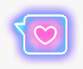 Transparent Background Neon Heart Png, Png Download, Transparent PNG