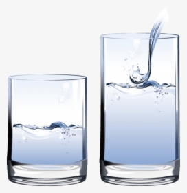 Silhouette Of Water Glass, HD Png Download, Transparent PNG