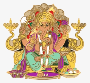 Ganesh Pin - Illustration, HD Png Download, Transparent PNG