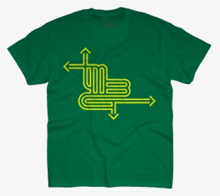 Arrow Logo On Kelly Green T-shirt - Active Shirt, HD Png Download, Transparent PNG