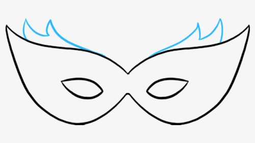 How To Draw A Mardi Gras Mask, HD Png Download, Transparent PNG