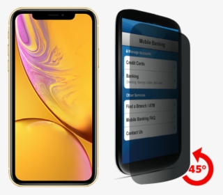 Cellhelmet Privacy Tempered Glass For Iphone Xr - Apple Iphone Xr Tempered Glass, HD Png Download, Transparent PNG