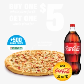 Pizza And Cold Drink Images Png - Cold Cola And Pizza, Transparent Png, Transparent PNG