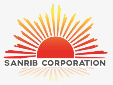 #sanribcorporation Hashtag On Twitter - Half Sun Clipart Black And White, HD Png Download, Transparent PNG