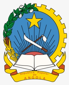 Emblem Of The People S Republic Of Angola - Angola Coat Of Arms, HD Png Download, Transparent PNG