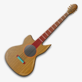 Guitar Vector Art - Gitar Müzik Aleti, HD Png Download, Transparent PNG