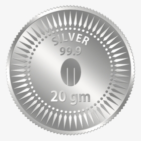 Silver Coin 5 Gm, HD Png Download, Transparent PNG