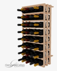 Bottle On Wine Rack Png, Transparent Png, Transparent PNG