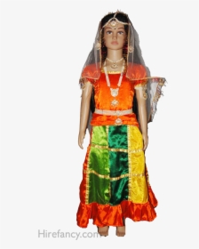 Radha   Title Radha - Costume Radha Fancy Dress, HD Png Download, Transparent PNG