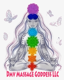 Massage Goddess Logo1 - Chakra Goddess, HD Png Download, Transparent PNG