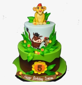 Happy Birthday Cake Png - Lion King Birthday Cake Ideas, Transparent Png, Transparent PNG
