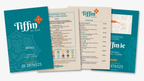 Tiffin Menu - Brochure, HD Png Download, Transparent PNG