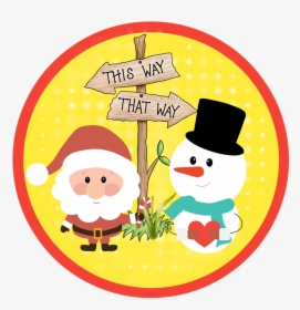 Santa Claus, Christmas, Winter, Cap, Trim, Snowman - Transparent Winter Clipart, HD Png Download, Transparent PNG