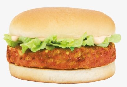 Veg Burger Png - Supermacs Veggie Burger 2018, Transparent Png, Transparent PNG