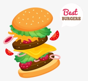 Burger Png Download Free Vector - Burger Image Vector Png, Transparent Png, Transparent PNG