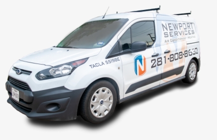 Newport Ac Services Truck - Compact Van, HD Png Download, Transparent PNG