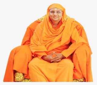 Swami Jagadathmananda Saraswathi Obtained Vedanta Sanyasa - Sitting, HD Png Download, Transparent PNG
