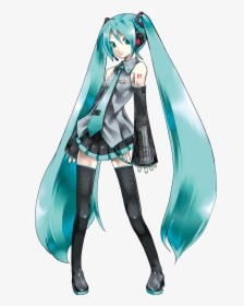 Hatsune Miku Vocaloid Characters, HD Png Download, Transparent PNG
